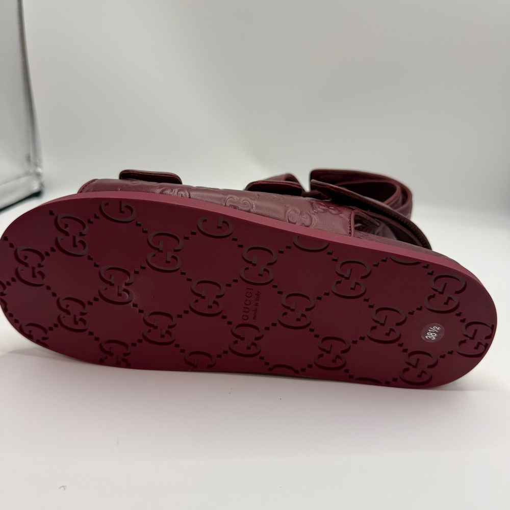 NWT Gucci Dad Sandals with Gold Accents size 38 fit for 8-8.5 US - Picture 5 of 8